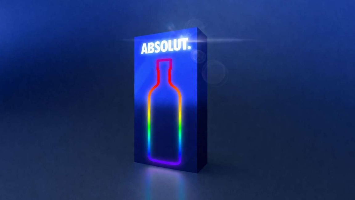 Absolut — Display de botella