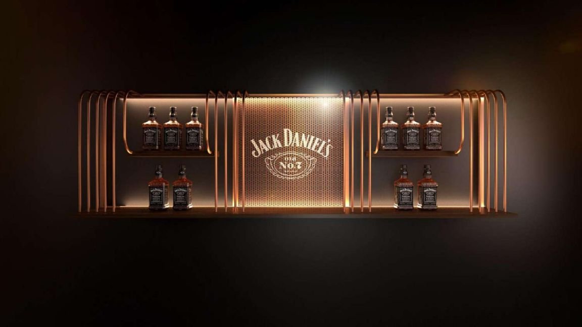 Jack Daniel's — Display de cobre