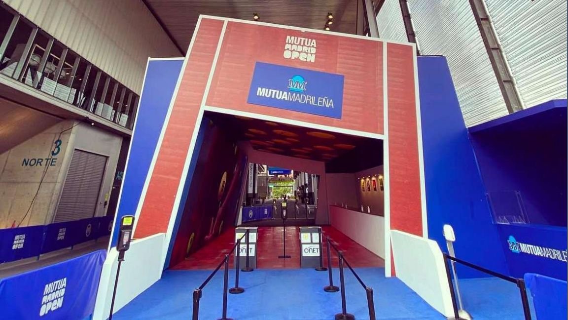 Mutua Madrid Open — Acceso y tunel de marca